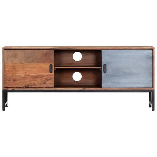 Tv-bord 120x30x49 cm massivt akacietræ