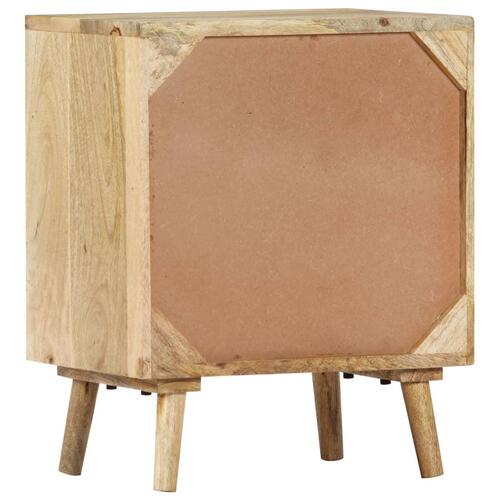 Sengebord 40x30x50 cm massivt mangotræ