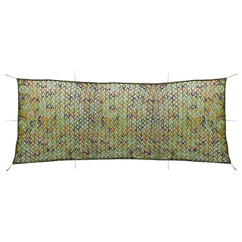 Camouflagenet med opbevaringstaske 1,5x5 m grøn