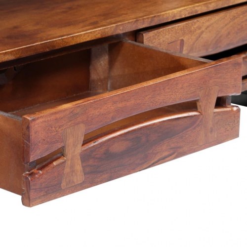 Tv-bord 140x30x45 cm massivt akacietræ