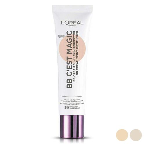 Fugtighedscreme med Farve BB Cream C'Est Magig L'Oreal Make Up (30 ml) 30 ml 04-medium