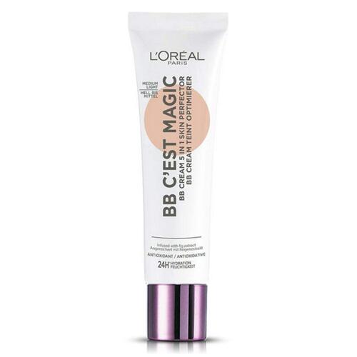 Fugtighedscreme med Farve BB Cream C'Est Magig L'Oreal Make Up (30 ml) 30 ml 04-medium