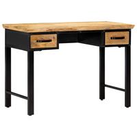 Skrivebord 110x50x76 cm massivt mangotræ