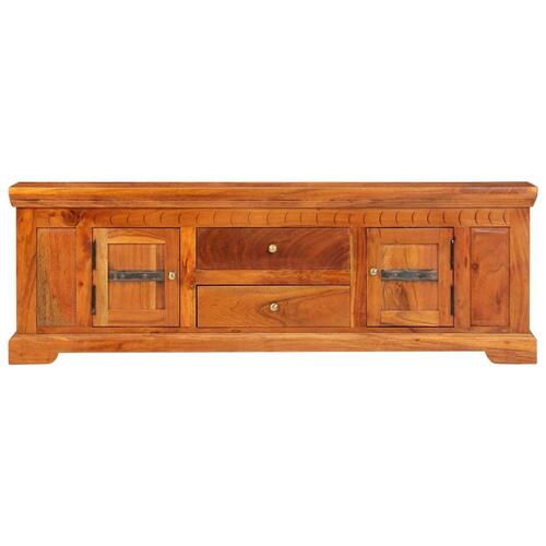 Tv-skab 119x30x40 cm massivt akacietræ