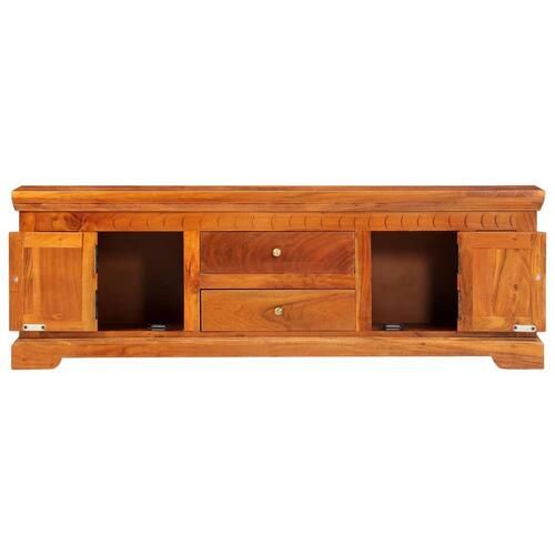 Tv-skab 119x30x40 cm massivt akacietræ