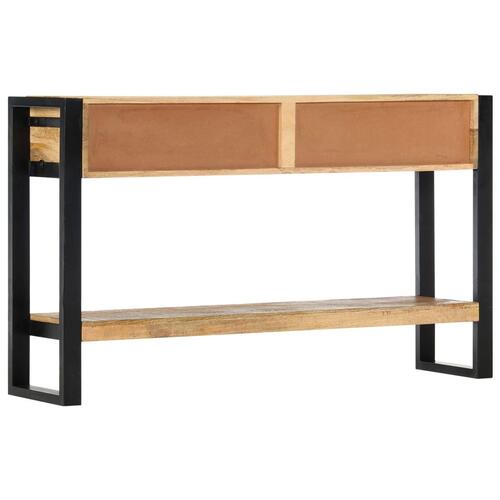 Konsolbord 130x30x76 cm massivt mangotræ