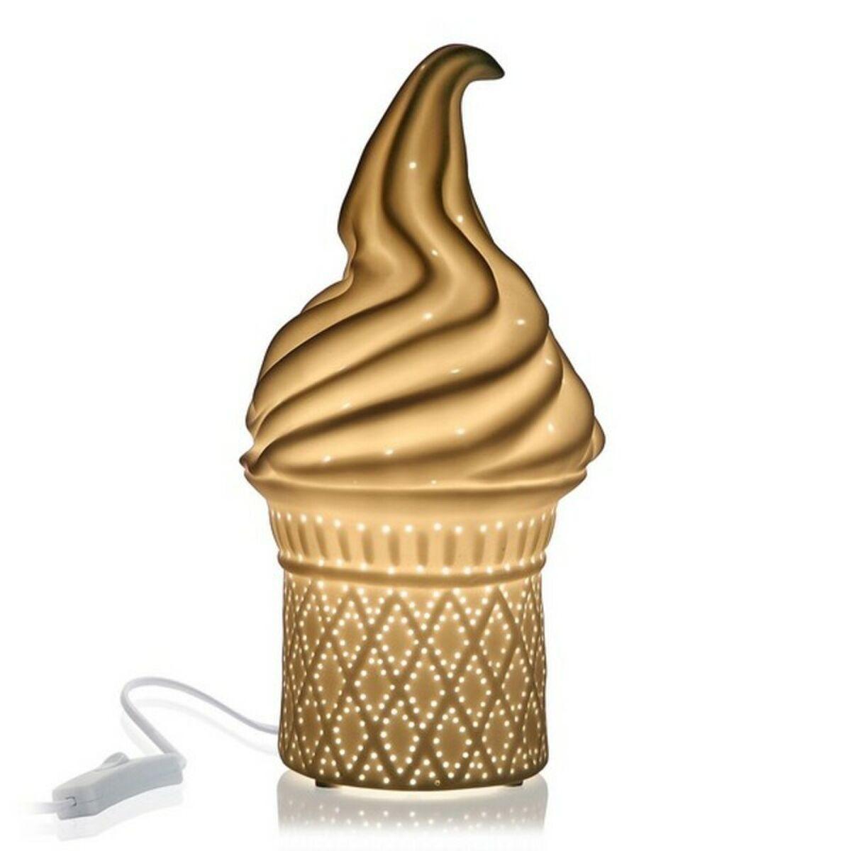Versa bordlampe Ice Cream - porcelæn, 25 W (13,7 × 27 × 13,7 cm)