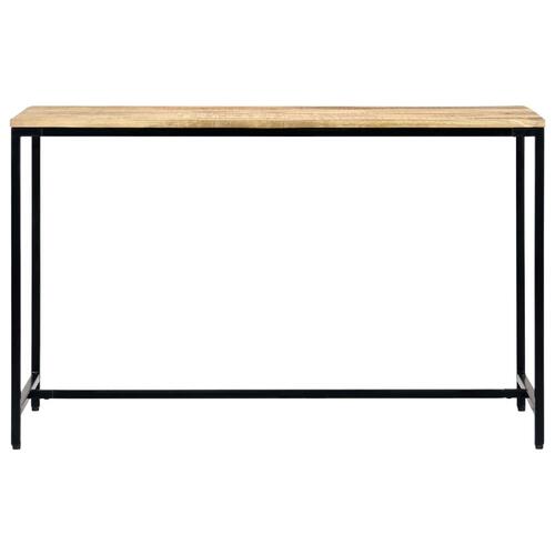 Spisebord 120 x 60 x 75 cm massivt ru mangotræ