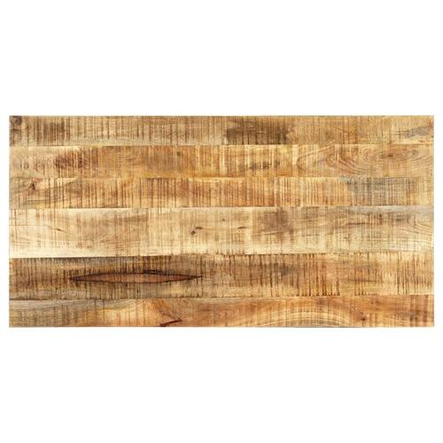 Spisebord 120 x 60 x 75 cm massivt ru mangotræ