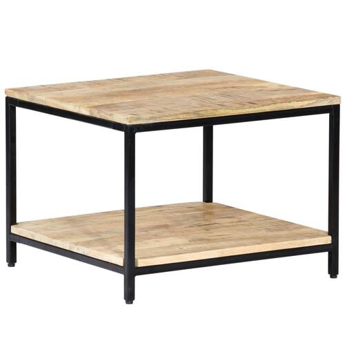Sofabord 60 x 60 x 45 cm massivt mangotræ