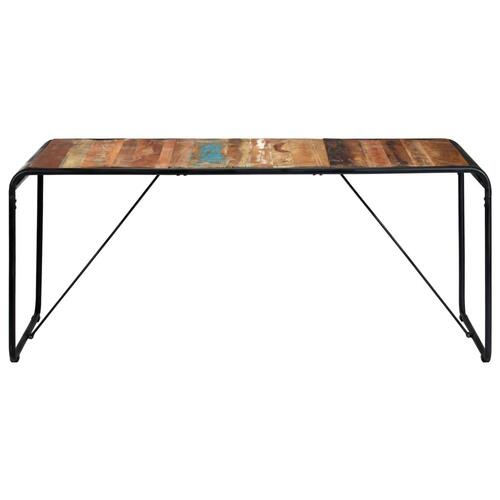 Spisebord 180x90x76 cm massivt genbrugstræ