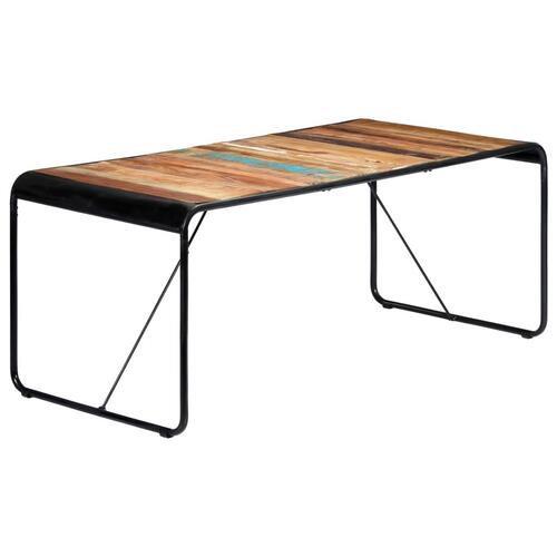 Spisebord 180x90x76 cm massivt genbrugstræ