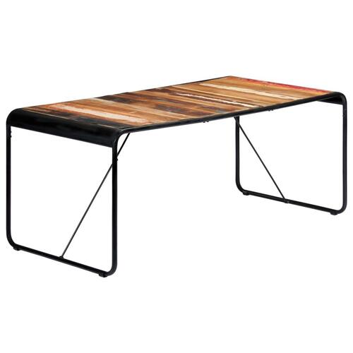 Spisebord 180x90x76 cm massivt genbrugstræ