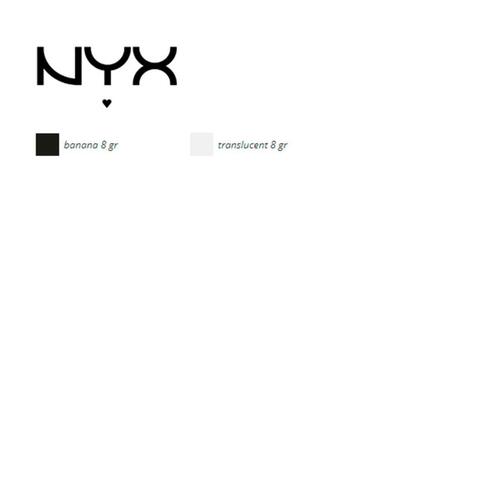 Kompakte pulvere Hd Finishing Powder NYX (8 g) banana 8 gr