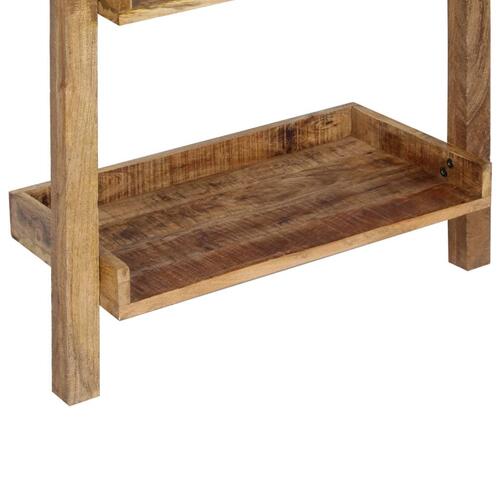 Stigehylde 75 x 37 x 205 cm massivt mangotræ brun