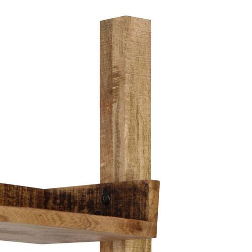 Stigehylde 75 x 37 x 205 cm massivt mangotræ brun