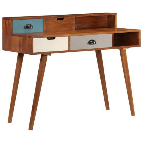 Skrivebord massivt akacietræ 110 x 50 x 90 cm
