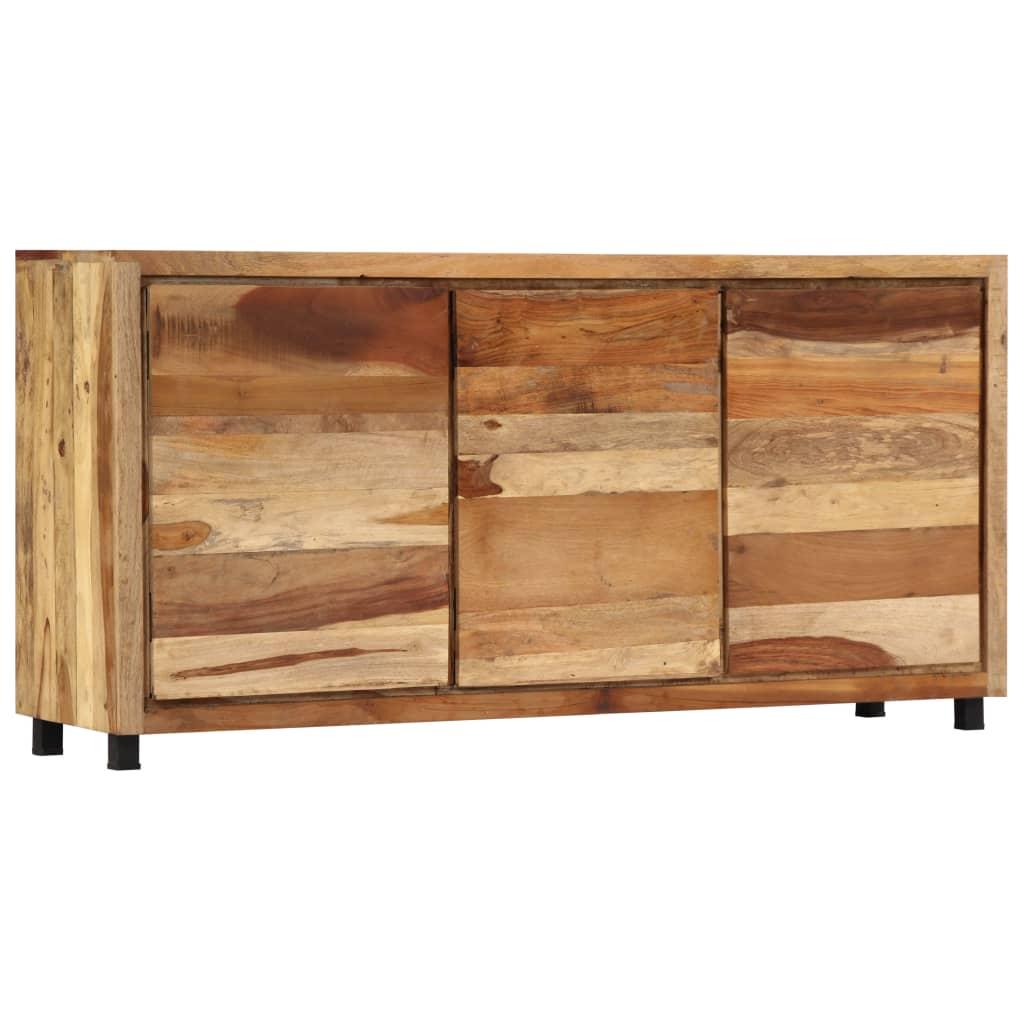 Sideskab 160x38x79 cm massivt genbrugstræ