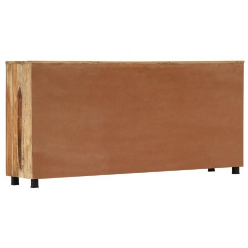 Sideskab 160x38x79 cm massivt genbrugstræ