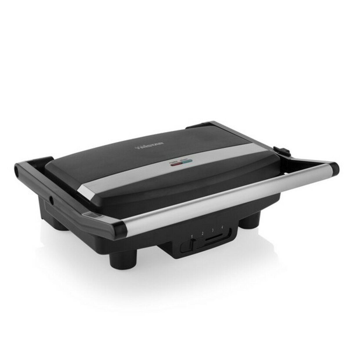 Kontaktgrill Tristar GR-2856 - 28 × 19 cm, sort/stål, 1500 W