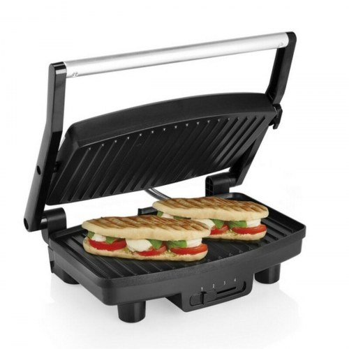 Kontaktgrill Tristar GR-2856 - 28 × 19 cm, sort/stål, 1500 W