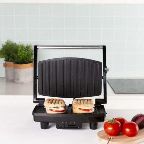 Kontaktgrill Tristar GR-2856 - 28 × 19 cm, sort/stål, 1500 W