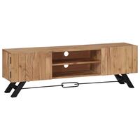 Tv-skab massivt akacietræ 140 x 30 x 45 cm