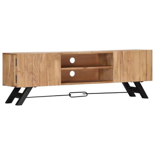 Tv-skab massivt akacietræ 140 x 30 x 45 cm