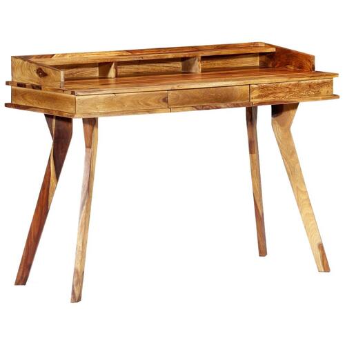 Skrivebord 115 x 50 x 85 cm massivt akacietræ