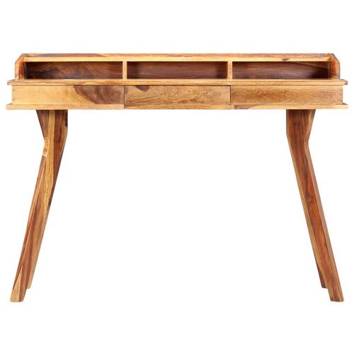 Skrivebord 115 x 50 x 85 cm massivt akacietræ