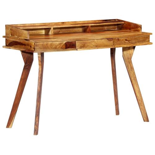 Skrivebord 115 x 50 x 85 cm massivt akacietræ
