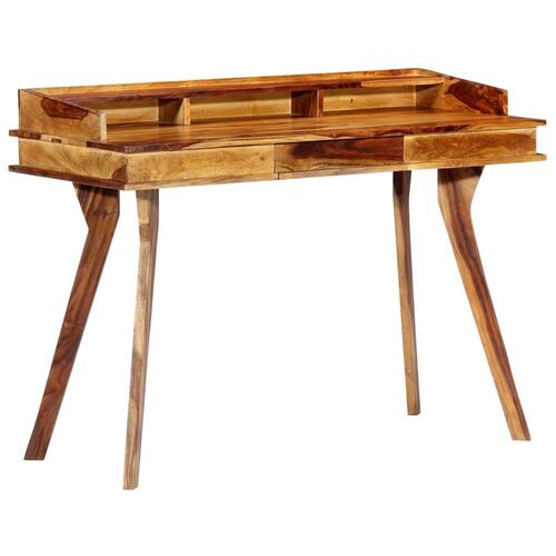 Skrivebord 115 x 50 x 85 cm massivt akacietræ