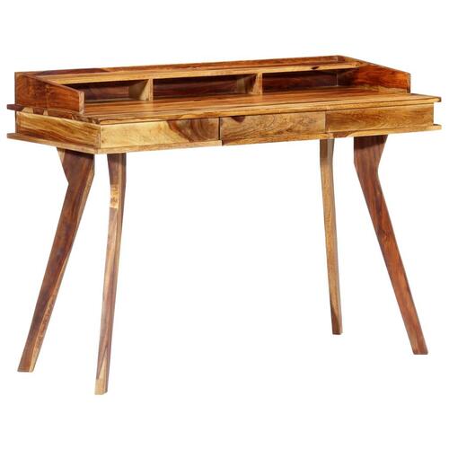Skrivebord 115 x 50 x 85 cm massivt akacietræ