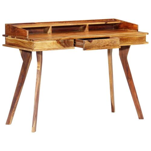 Skrivebord 115 x 50 x 85 cm massivt akacietræ