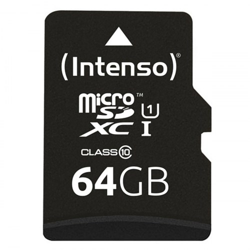INTENSO microSDXC UHS-I Premium hukommelseskort 64 GB inkl. SD-adapter