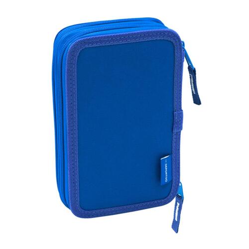 Dobbelt penalhus R. C. Deportivo de La Coruña Blå Hvid 12.5 x 19.5 x 4 cm