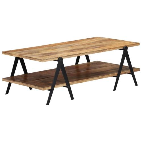 Sofabord 115 x 60 x 40 cm massivt mangotræ