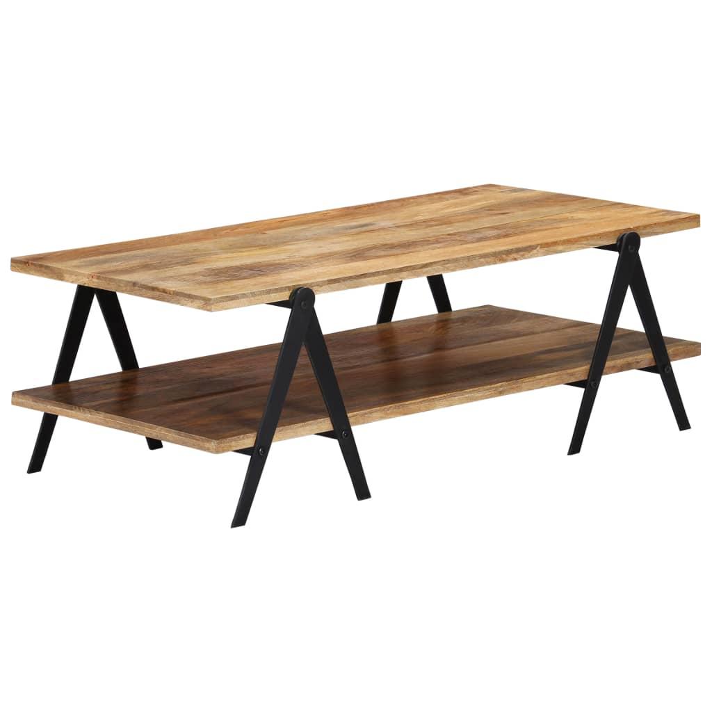 Sofabord 115 x 60 x 40 cm massivt mangotræ