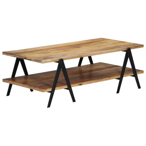 Sofabord 115 x 60 x 40 cm massivt mangotræ