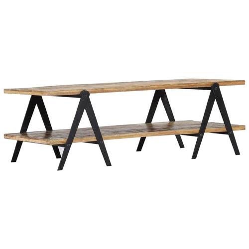 Sofabord 115x60x40 cm massivt genbrugstræ