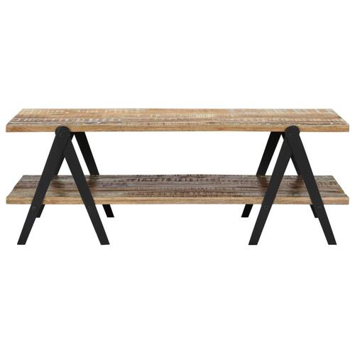 Sofabord 115x60x40 cm massivt genbrugstræ