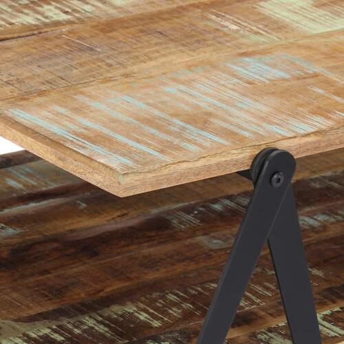 Sofabord 115x60x40 cm massivt genbrugstræ