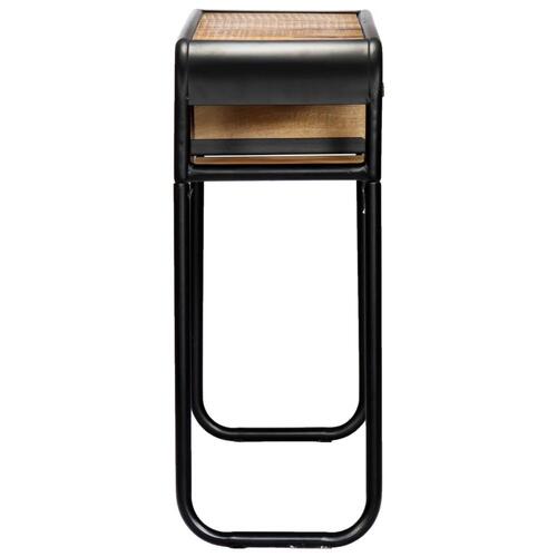 Konsolbord 118 x 30 x 75 cm massivt mangotræ