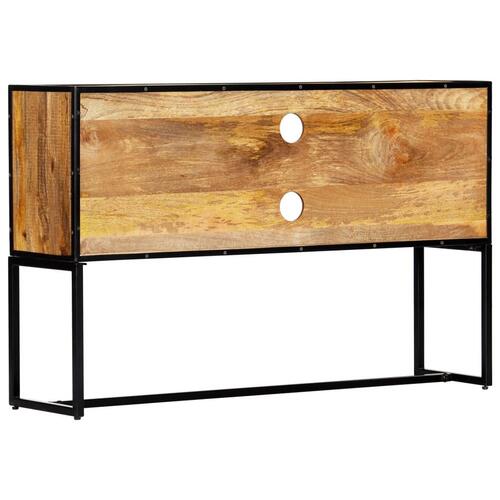 Tv-skab 120x30x75 cm massivt genbrugstræ