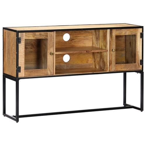 Tv-skab 120x30x75 cm massivt genbrugstræ