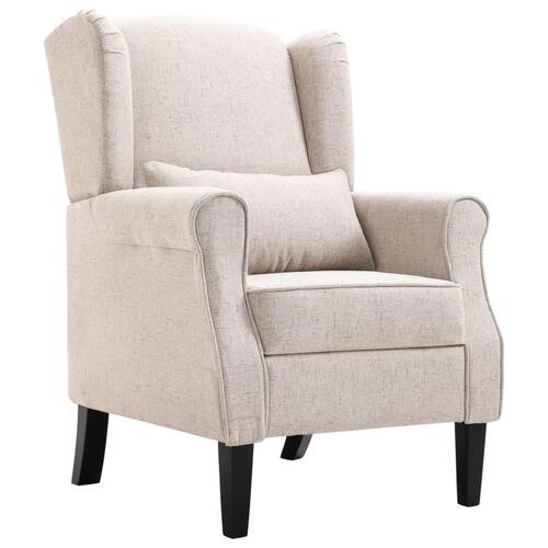 Lænestol stof beige