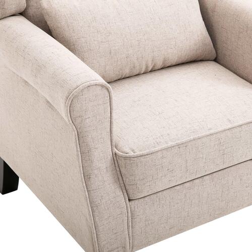 Lænestol stof beige