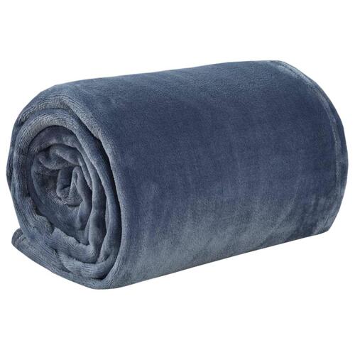 Tæppe 130x170 cm polyester mørkegrå