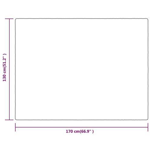 Tæppe 130x170 cm polyester mørkegrå