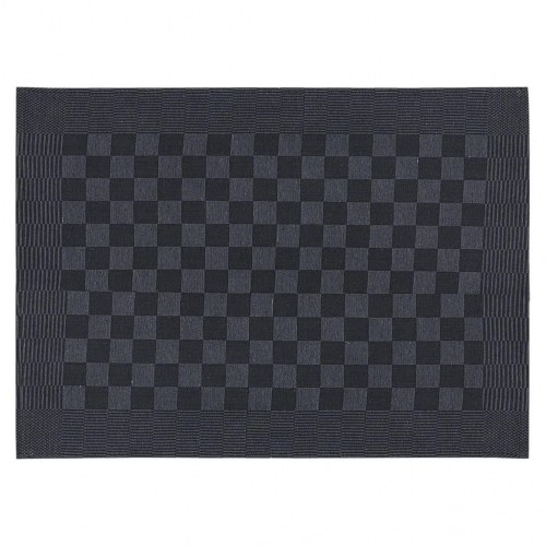Viskestykker 20 stk. 50x70 cm bomuld sort og grå